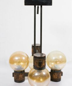 Iparművész vörösréz csillár