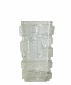 PANELÁK dekor üveg váza Jiří Zejmon tervezése