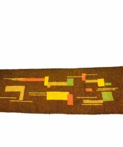 Mid-century Modern gyapjú faliszőnyeg, nonfiguratív mintával, 1960's/1970's