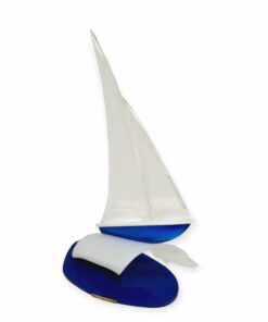 Balatoni vitorláshajó modell, akril - 51061