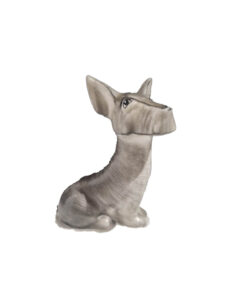 Ritka Drasche porcelán figura - skót terrier kutya