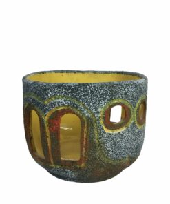 Vintage kerámia kaspó, 1960's, Pesthidegkút