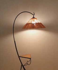 Retro design kovácsoltvas állólámpa