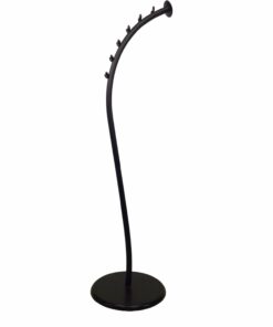 Posztmodern design fekete fém ruhafogas
