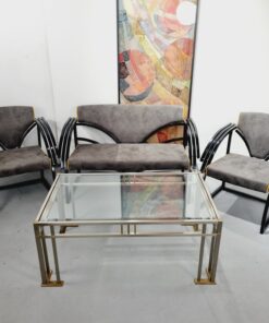 Posztmodern hajlított bükkfa ülőgarnitúra, 1980's