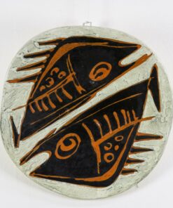 Gorka Lívia (1925 - 2011): Halas fali dísztál