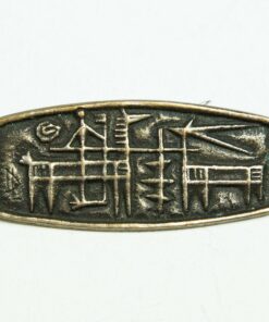 Dömötör László vintage Iparművész kitűző