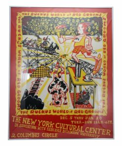 New YorkThe Ruckus World of Red Grooms kiállítás plakát 1973