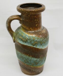 Jelzett mázas osztrák kerámia kancsó, 1970 körül