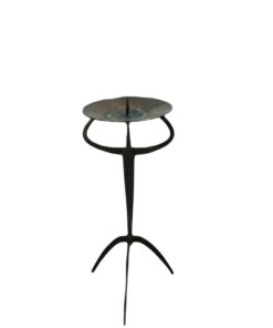 Iparművész réz gyertyatartó