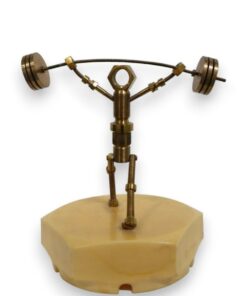 Vintage " Súlyemelő " csavar szobor