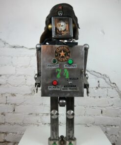 Kortárs Indusztriális stílusú Robot szobor
