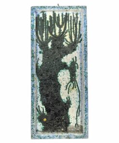 M. Kiss Katalin samott kerámia falikép