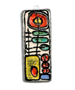 Karácsonyi Zsuzsanna kerámia falidísz