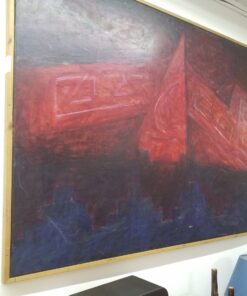 Győrffy Sándor - Absztrakt festmény