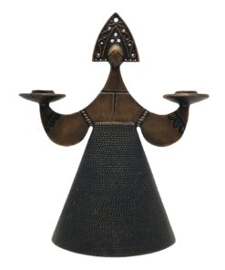 Vintage iparművész " Angyal "gyertyatartó