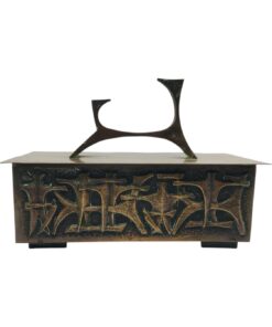 Tóthfalusi László iparművész bronz szivardoboz