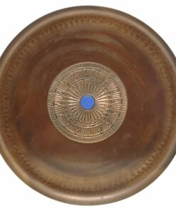 Vörösréz falidísz, tűzzománc díszítéssel