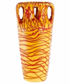 Vintage iparművész kerámia padlóváza