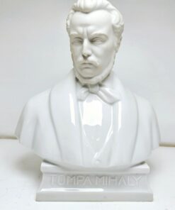 Tompa Mihály Herendi porcelán mellszobor