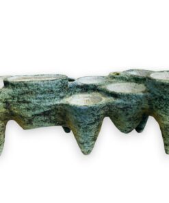 Simó Ágoston samottos kerámia kaktusztartó kaspó