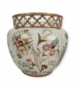 Áttört Zsolnay porcelán kaspó