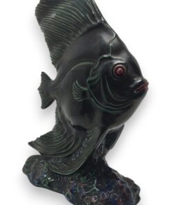 S.R BONOME Mid century francia kerámia halszobor