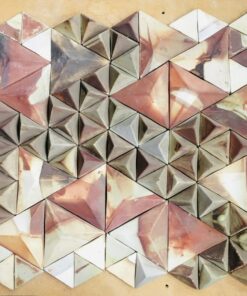 Vintage kerámia fali térplasztika