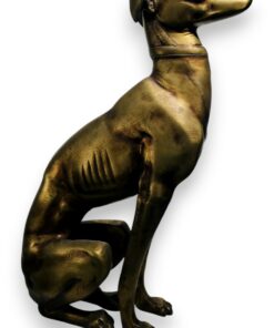 Art deco bronz agár szobor