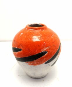 Gorka Lívia jelzett kerámia váza, 13cm