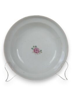 XIX.sz- i kézi festésű kínai porcelán dísztányér