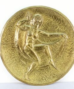 Sárgaréz fali relief