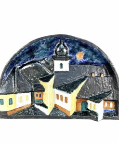 Csekovszky Árpád Szentendre kerámia falikép