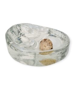 Glasdesign vintage kristályüveg pipa hamutál