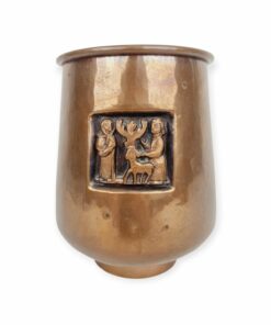 Tevan Margit réz díszváza