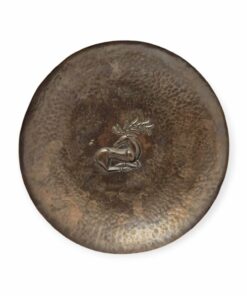 Art deco trébelt réz tál, DGT jelzés