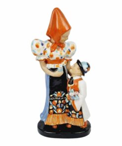 Art deco Szécsi kerámia szobor