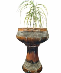 Hatalmas Szemlér Magda kerámia kaspó