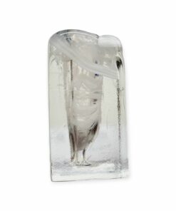 Mid-century Modern design "olvadó jégtömb" dekor váza, 1960's