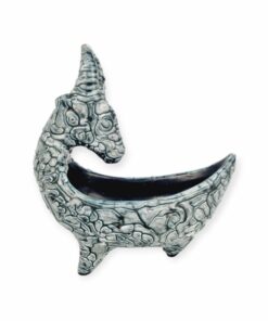 Gorka Géza kerámia kosos tál, csanak