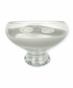 Lengyel Krosno glass design üveg gyümölcsöstál