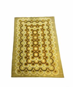 Mid-century modern velúr szőnyeg, 1970's