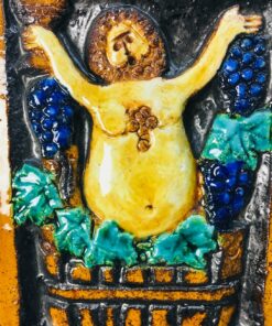 Andróczi Alajos kerámia falidísz