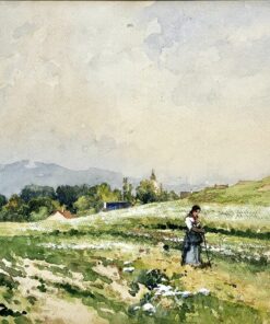 Neogrády Antal: Lány a mezőn