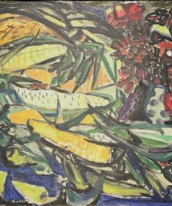 Szántó Piroska (1913 - 1998) - Kukoricás asztal csendélet