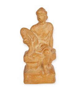 Medgyessy Ferenc: Pihenő fiú c. terrakotta szobor