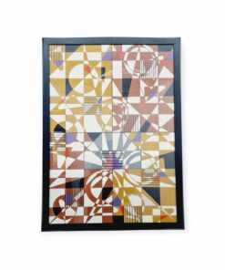 Sugár Gábor grafikusművész, absztrakt műve 2010-ből.