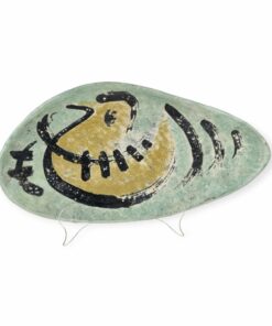 Nagyméretű Gorka Lívia madaras dísztál