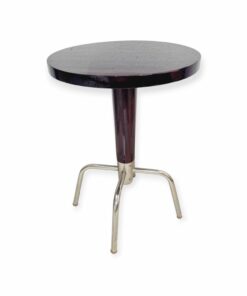 Bauhaus krómlábú kávézó asztal