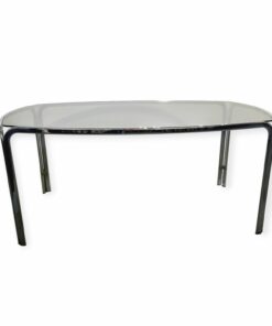 Space age króm étkezőasztal